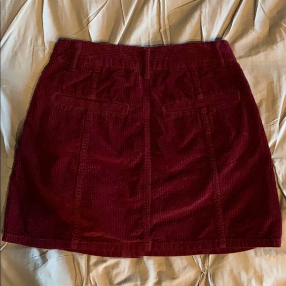 Corduroy Button Up Skirt - Picture 2 of 3